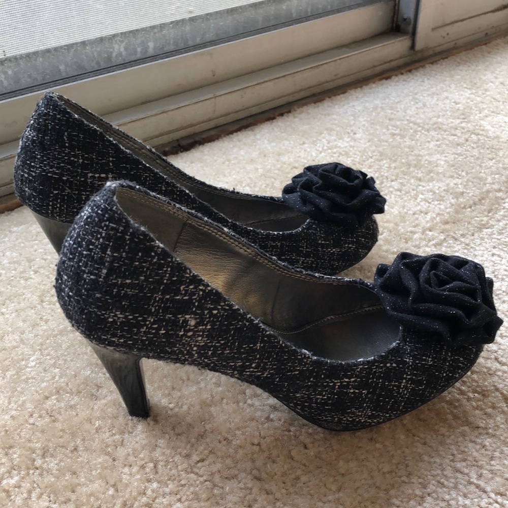 Kelly & Katie Floral Heels Fabric Floral 6